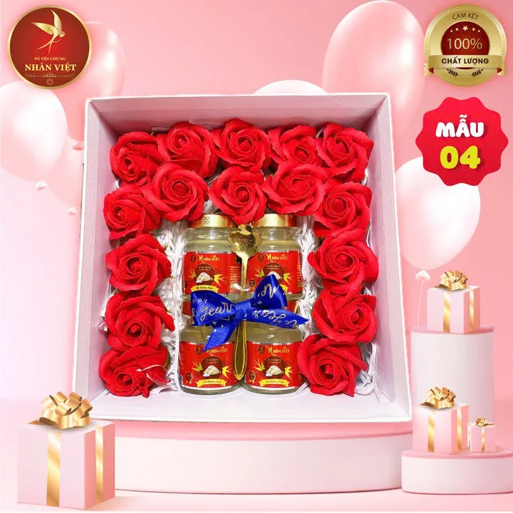 Quà Tặng Quốc Tế Phụ Nữ 8/3 Yến Sào Nhân Việt - Mẫu 04 - Nhân Việt