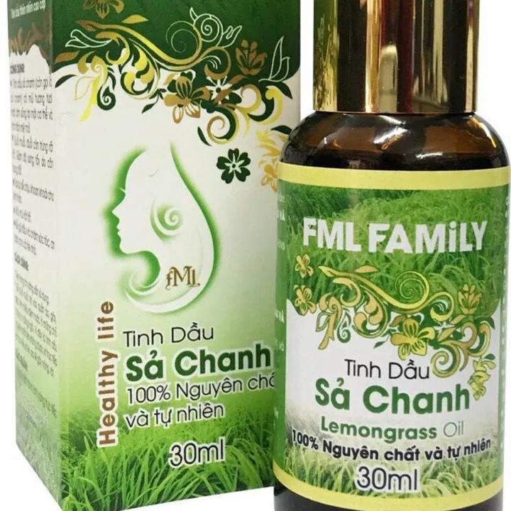 Tinh Dầu Sả Chanh Xịt Đuổi Muỗi, Xông Tinh Dầu 30ml -thảo Mộc Xanh