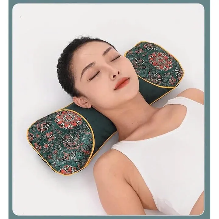 Alternative view of Gối Massage Cổ Vai Gáy Ngải Cứu Cắm Điện Làm Ấm - Su