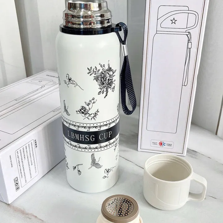 Bình Giữ Nhiệt Kèm Cốc Hàng Sang Xịn Đẹp Xuất Sắc