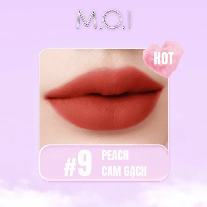 Alternative view of M.o.i - Son Tint Lì Cotton Candy No.09 Peach - Cam Gạch