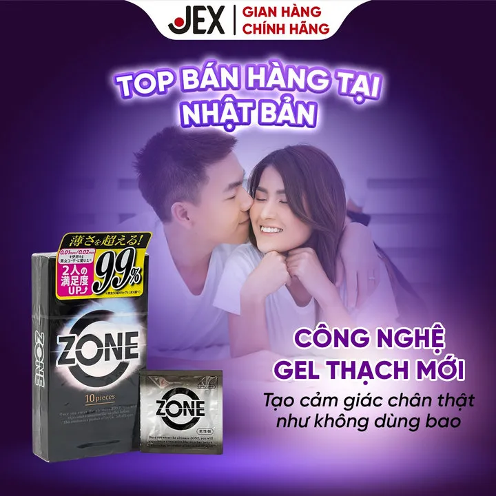 Alternative view of Bao Cao Su Jex- Zone 10p Hộp 10 Bao